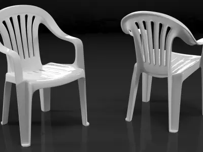  Plastic Chair White 
