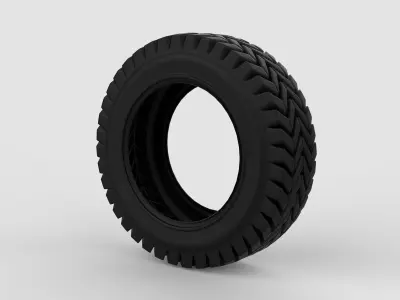 tire model Low-poly 3D model