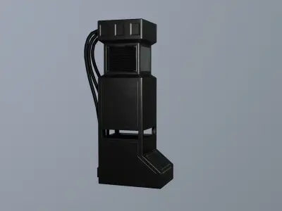 Sci-Fi Asset Low-poly 3D model get
