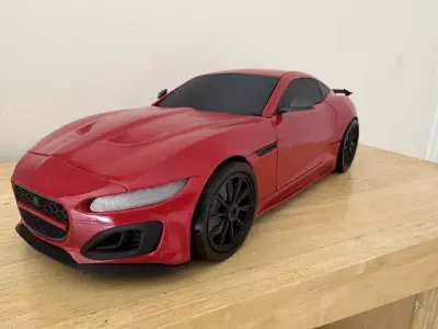 Jaguar F Type 1 12th scale   3D print model