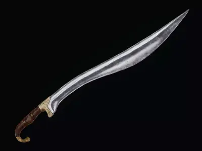Sword of Alexander the Great Low-poly 3D model