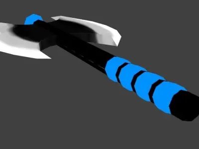 Dual Wedge Hand Axe 3D model