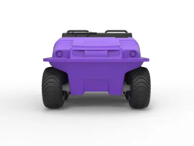 Argo 750 HD 6x6 Scale 1 to 18 3D print model
