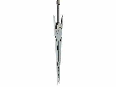 Sword 12 Low-poly 3D model