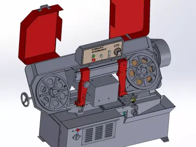 Scissor-type Band Saw Machine  3D model