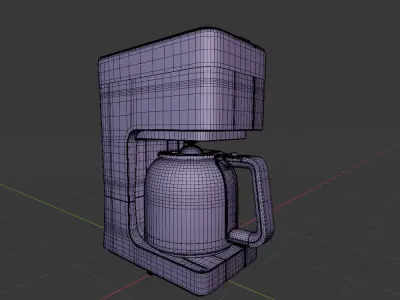 Coffee Machine 3D model by Kalakriti