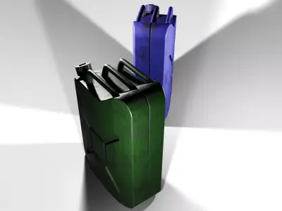 Realistic Gas Container 3D Model-Low-Poly Game-Ready PBR Low-poly 3D model