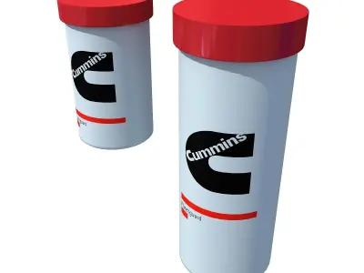 Oil Filter 3D model by 3D-Horse