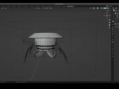 Robotic Spider 3D model