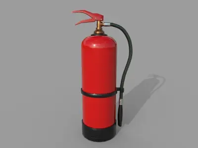 Fire Extinguisher Low-poly 3D model 23