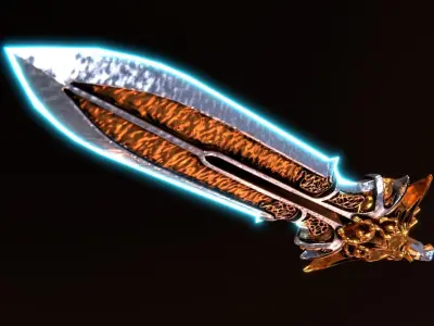 Blade Of Olympus God of war Ragnarok  Low-poly 3D model