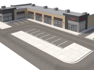 Retail-089 Retail Store 3D model