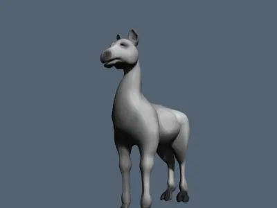 HORSE 3D model 4
