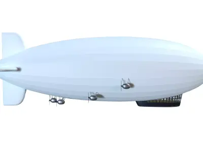 Zeppelin 3d model 3D model