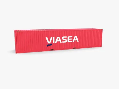 40ft Shipping Container Viasea 3D model