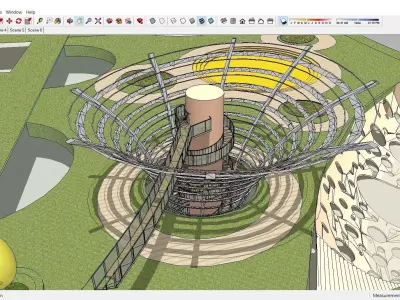 Sketchup Landscape Park 124 3D model