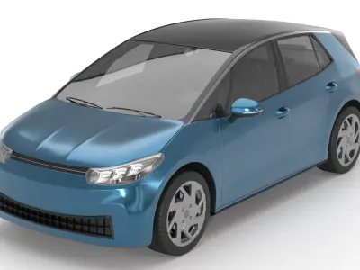 Generic Hatchback 04 3D model