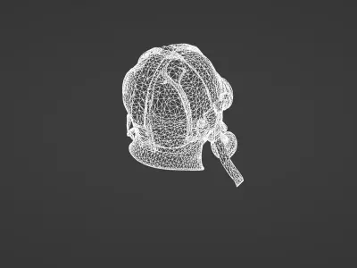 Post-Apocalyptic Gas Mask with Rugged Design 3D model