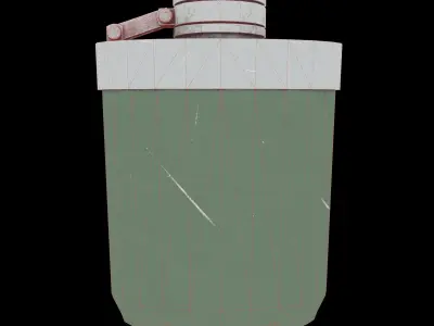 Army Flask 3D Model Collection