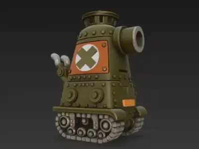 Metal Slug Tank 06 3D print model