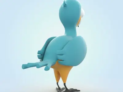 Macaw bird 3D model