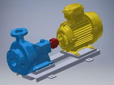 centrifugal pump 3d model  3D model