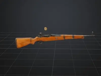 World War 2 weapon 3D model