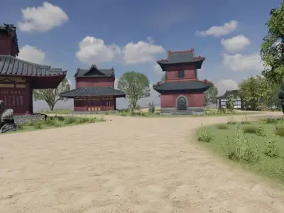 Mountain Village 3D model get
