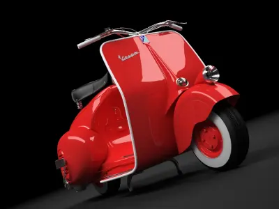 Scooter Vespa 98 1946 3D model