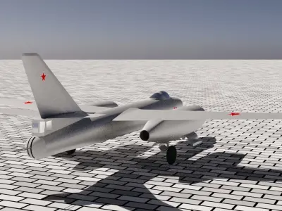 Ilyushin IL-28 Beagle 3D model