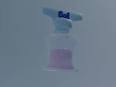 Sol Perfume Bottle  High Quality 3D Model 3D model