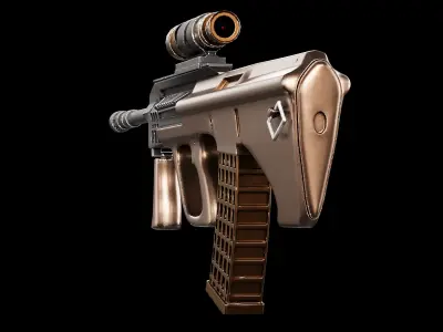 Aug riffle 3D model