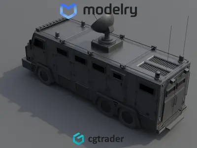 Mobile Command Center 3D model