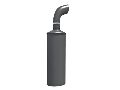 Exhaust pipe for honda 3D model