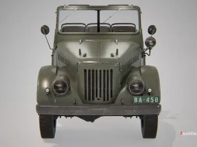 GAZ-69  3D model