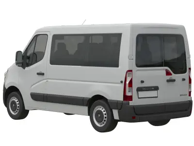 Renault Master 2015 Minivan L1H1 3D model