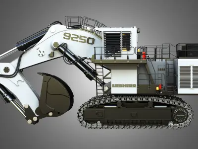 Liebherr - R9250 Hydraulic Mining Excavator 3D model