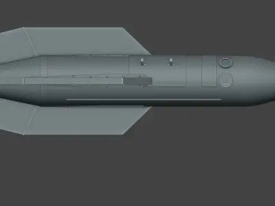 RUSSIAN PBK-500U DREL GLIDE BOMB 3D print model