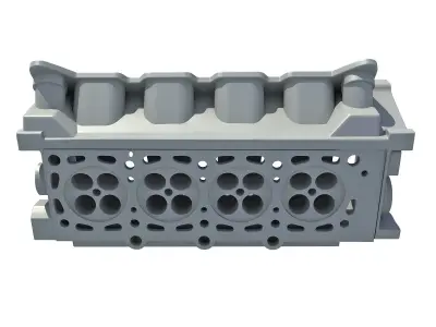 Engine Cylinder Head 3D model from CGTrader