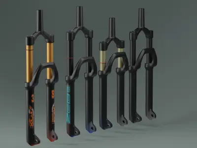 MTB forks 3D model