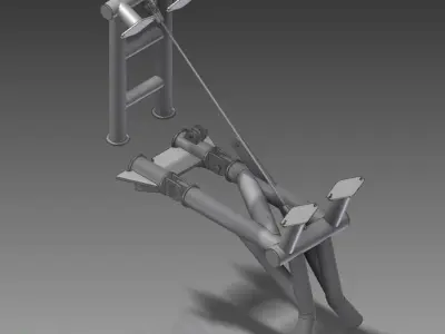 Towing System Free 3D model