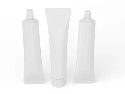 Tube Paste Set 3D model
