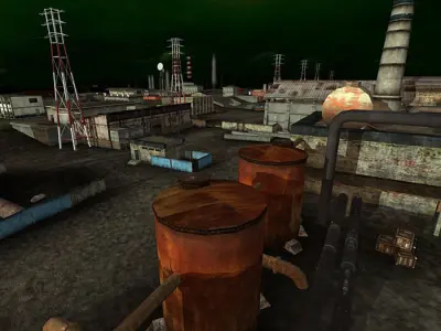 3DRT - Toxiclands Industrial Level Kit Low-poly 3D model
