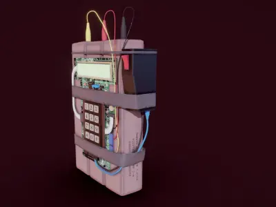 C4 Explosive 3D model