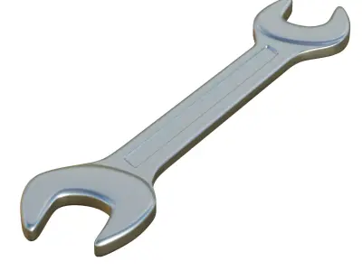 Wrench Low-poly 3D model purchase