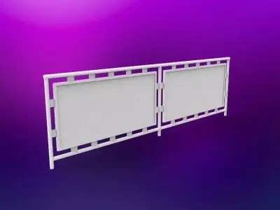 Industrial railing  3D print model purchase