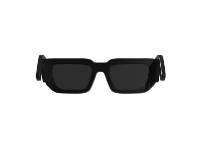 Thick Rectangle Sunglasses 3D model