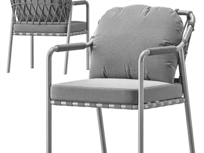 sette garden kuaz chair 3D model