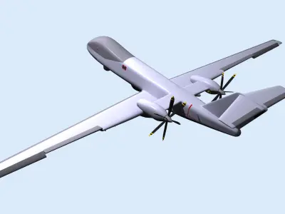 MALE RPAS 3D model