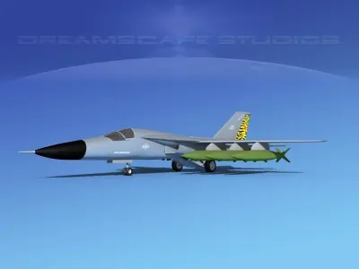General Dynamics FB-111 Aardvark V04 3D model